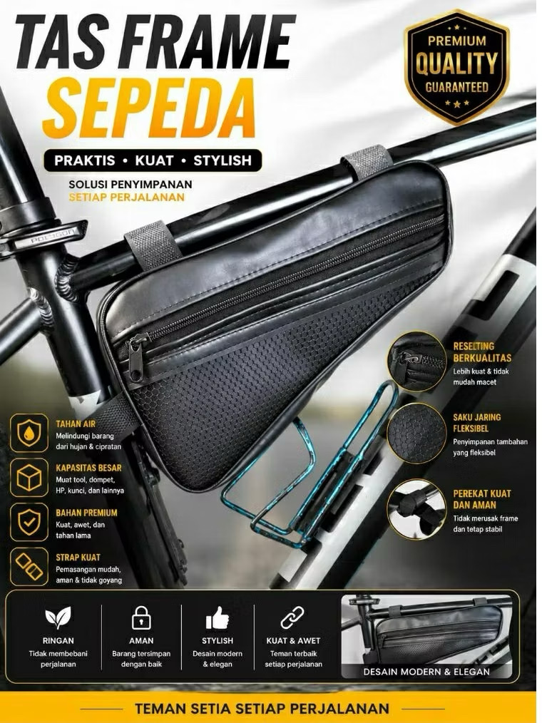 ￼TAS FRAME SEPEDA MULTIFUNGSI ,AWET,TERLARIS