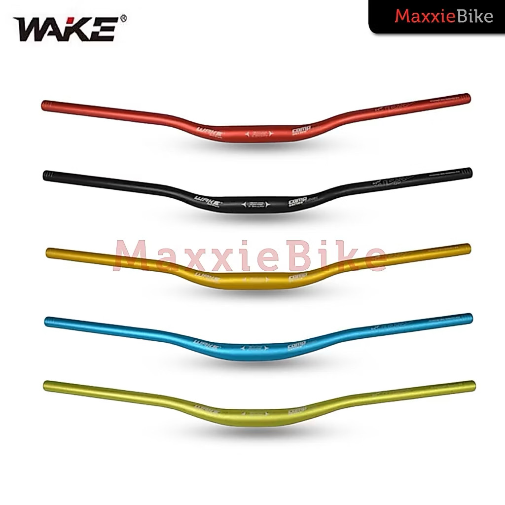 Wake Rise Handlebar Stang Sepeda 31.8 x 720 mm OS Oversize Rise 30mm Outdoor Setang MTB Alloy Ringan