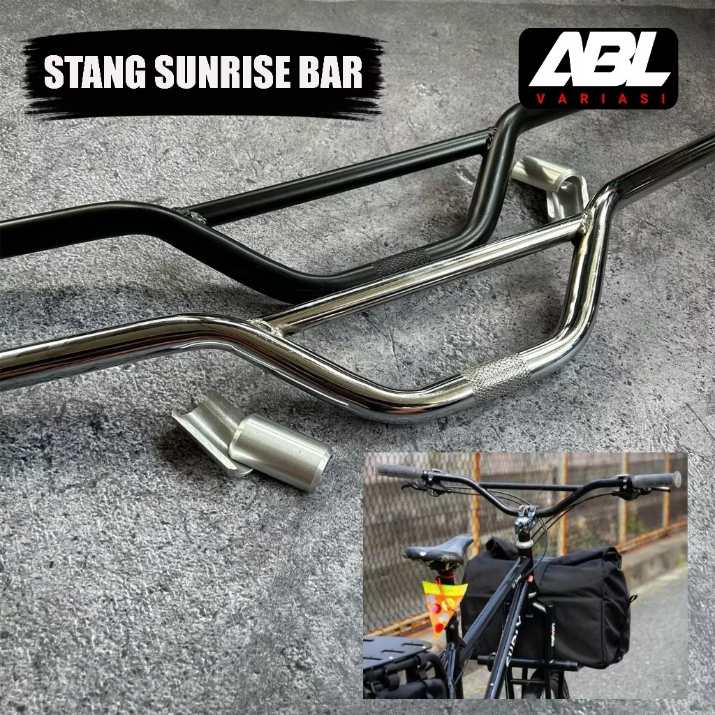 ￼Stang Sepeda Sunrise Bar Stang Handlebar Sunrise Bar Sepeda MTB BMT